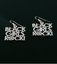 BLACK GIRLS ROCK FISH HOOK EARRING