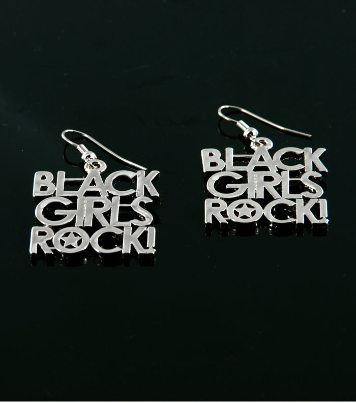 BLACK GIRLS ROCK FISH HOOK EARRING