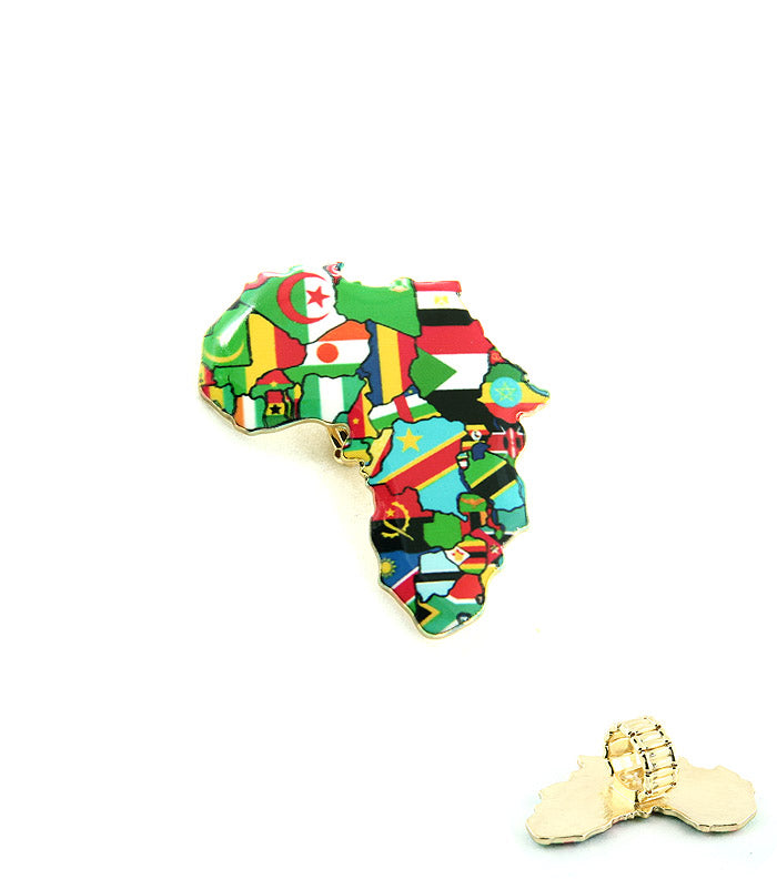 AFRICA NATIONAL FLAGS STRETCH RING