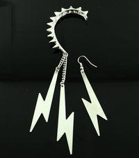 Ear Cuff Spike Earrings