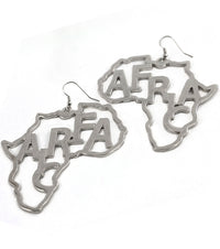 AFRICA MAP  EARRINGS