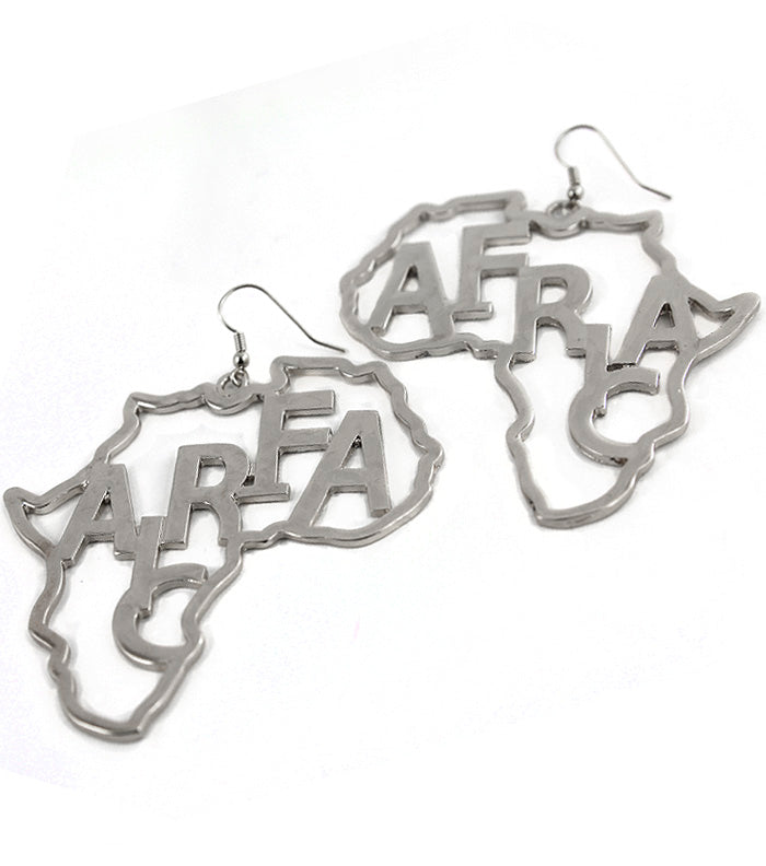 AFRICA MAP  EARRINGS