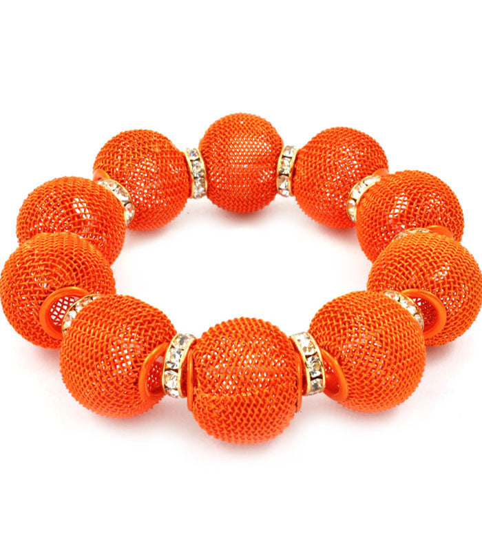 'Chloe' Crystal Mesh Stretch Bracelet