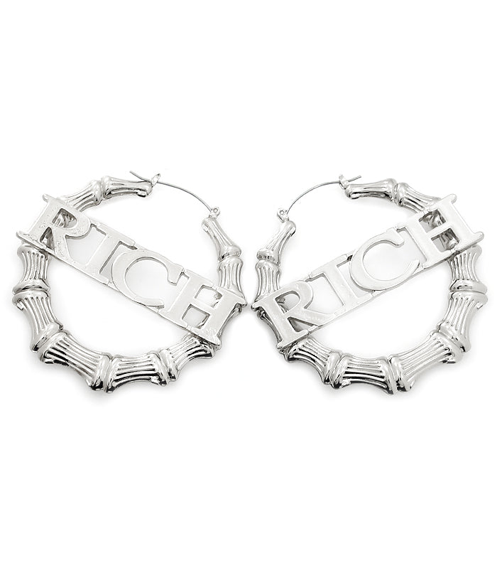 Rich Girl Hoop Earrings