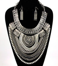 'Nicole'  Short Bib  Necklace