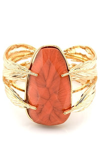 'KIM' Leaf design bracelet