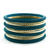 'Sexy' Stackable Bangle Bracelets - Yellow