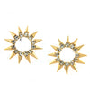 ‘RIRI’ CRYSTAL GLAM SPIKE EARRINGS