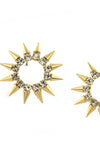 ‘RIRI’ CRYSTAL GLAM SPIKE EARRINGS