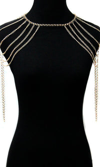 ‘CLEOPATRA’ LAYERED Shoulder Body Chain