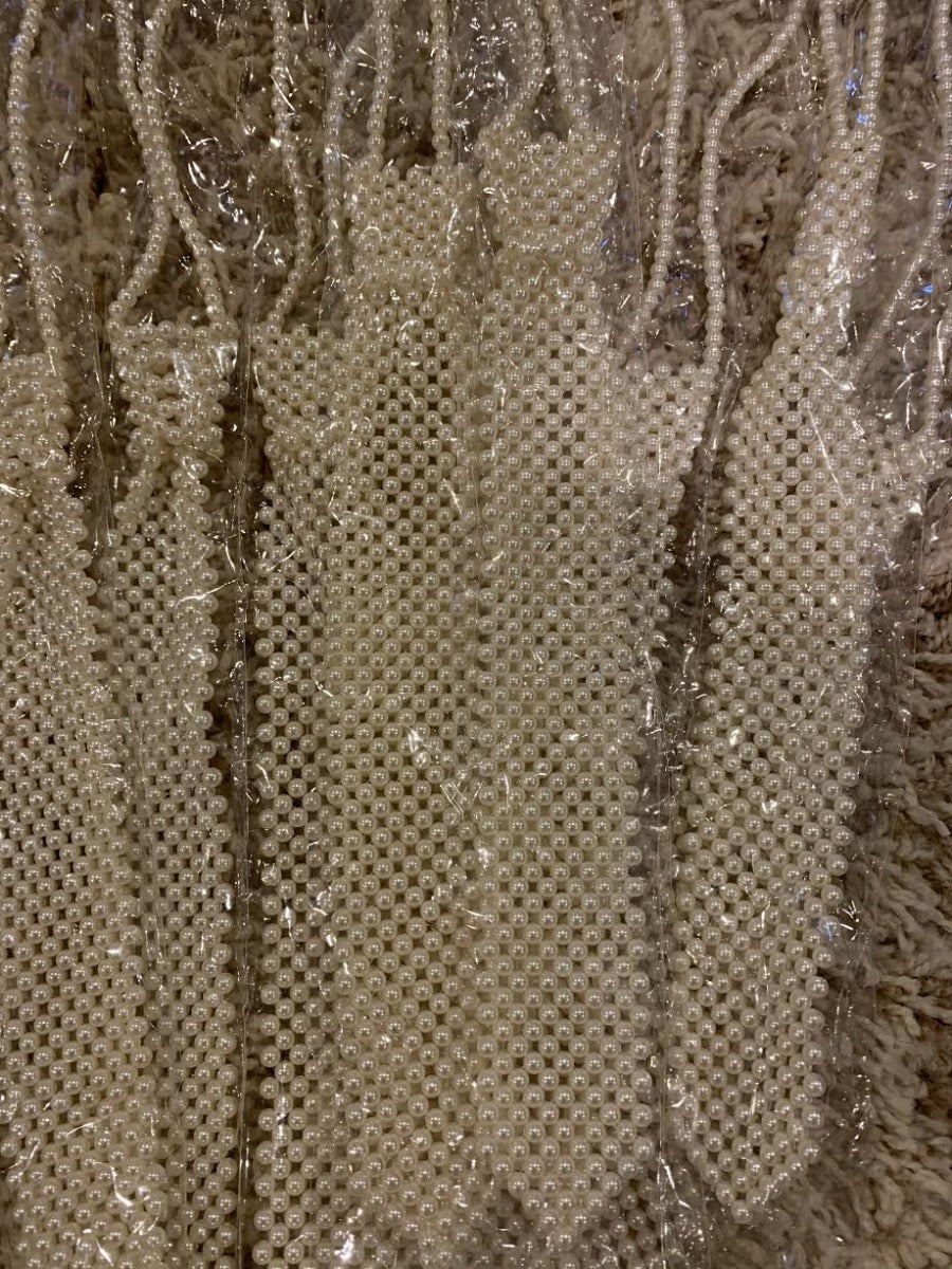 Long Pearl Neck Tie Necklace - Jewellery