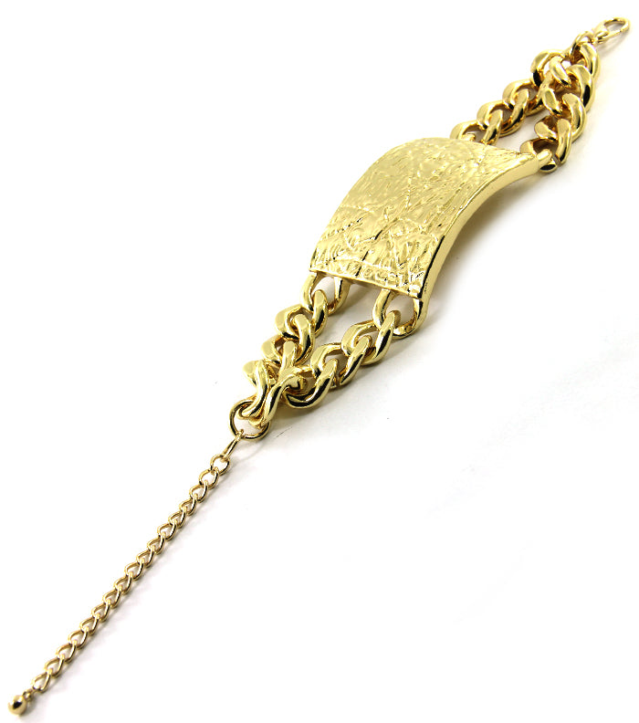 'Rihanna'   ID Gold Bracelet
