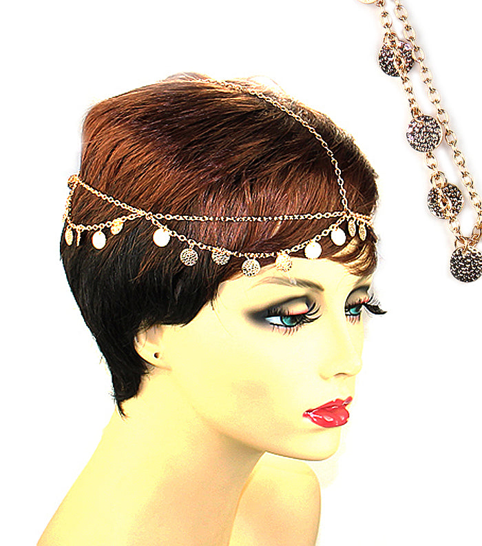'JEN’ URBAN GLAM GOLD HEADCHAIN