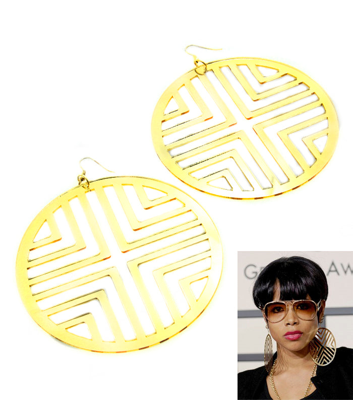 'RIRI' LARGE FISH HOOK EARRING