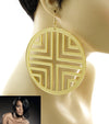 'RIRI'  FISH  HOOK STATEMENT EARRING