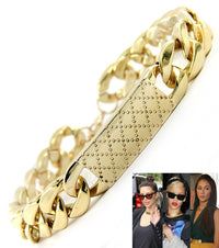 DESIGNER INSPIRED  ID NECKLACE