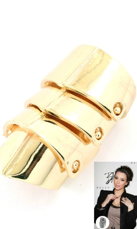 'KIM' URBAN GLAM STATEMENT-RING