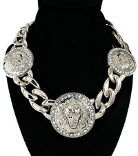 DESIGNER INSPIRED LionHead  Necklace
