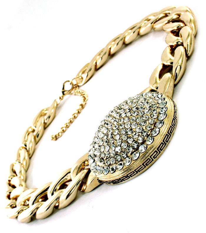 'Rihanna'  Crystal Round Shape Necklace