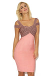 ROCHELLE OFF SHOULDER  BANDAGE DRESS