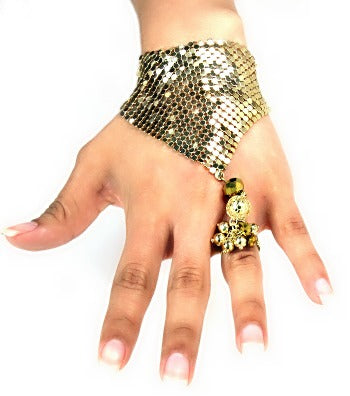 Hand Chain and Ring Set