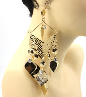 Basketball Wives Fish Hook Dangle Earrings