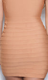 'CIARA' ONE SHOULDER LUXE BANDAGE DRESS