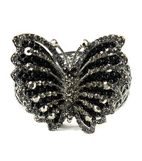 ‘MARIAH’ CRYSTAL BUTTERFLY BRACELET - RED
