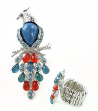 Stretch Crystal Animal Ring