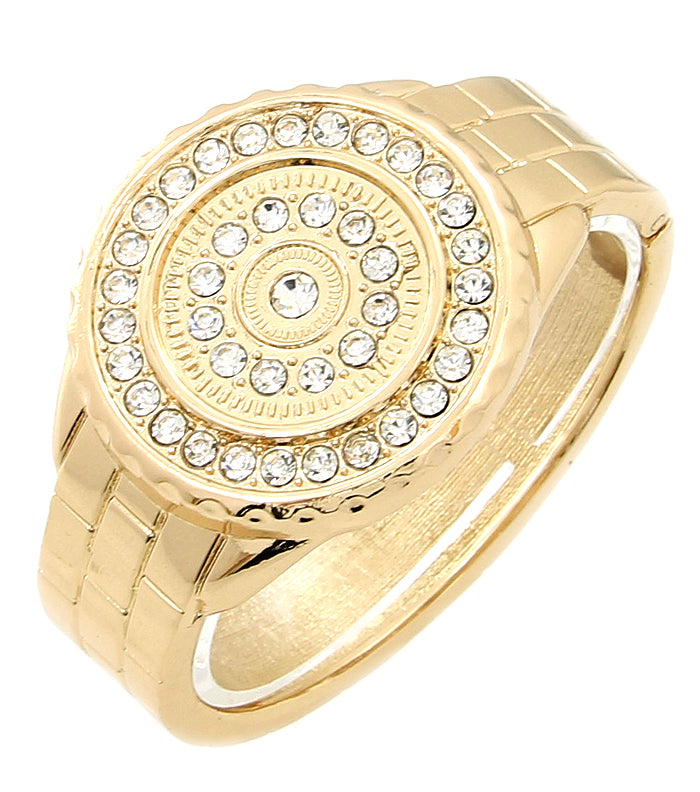 CRYSTAL WATCH SHAPE BRACELET