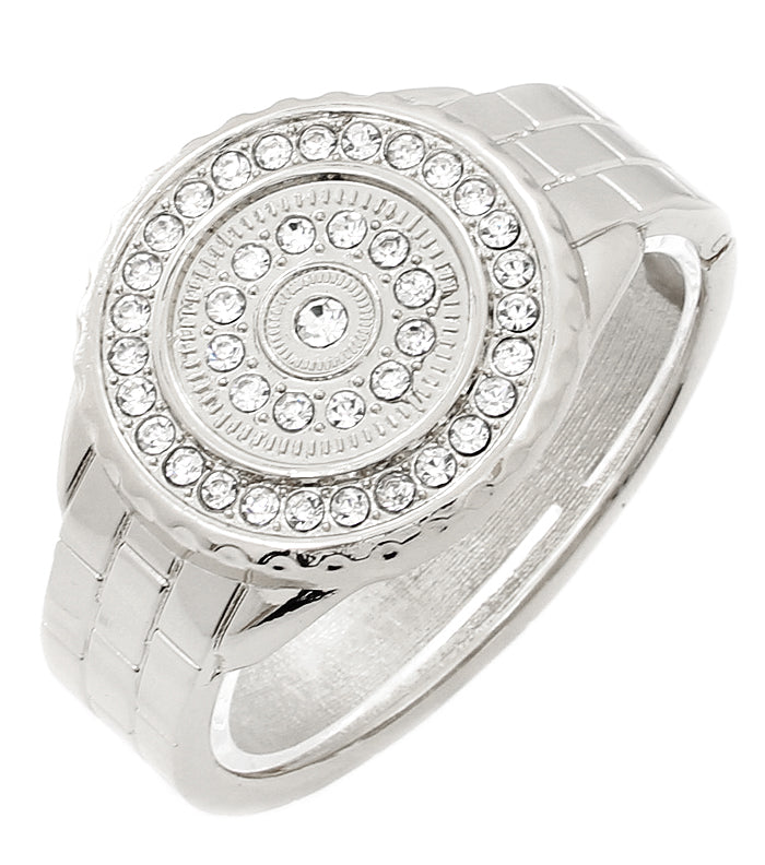 CRYSTAL WATCH SHAPE BRACELET