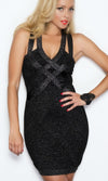 'CANDY'  BLACK BODYCON DRESS
