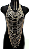 'PARIS' LAYERED BODY CHAIN SET