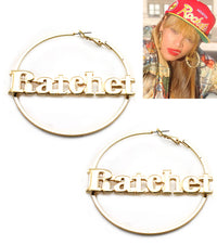 "BEYONCE" RATCHET  EARRINGS