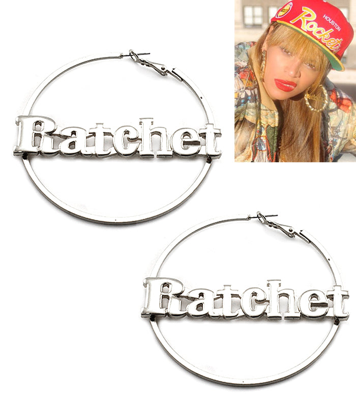 "BEYONCE" RATCHET  EARRINGS